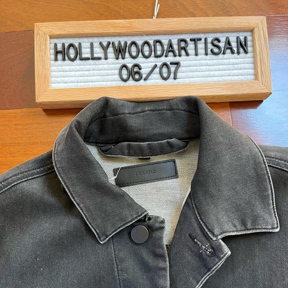 J Brand black Denim Jacket size Small - Picture 5 of 9